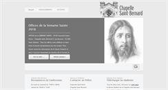 Desktop Screenshot of chapelle-saint-bernard.com